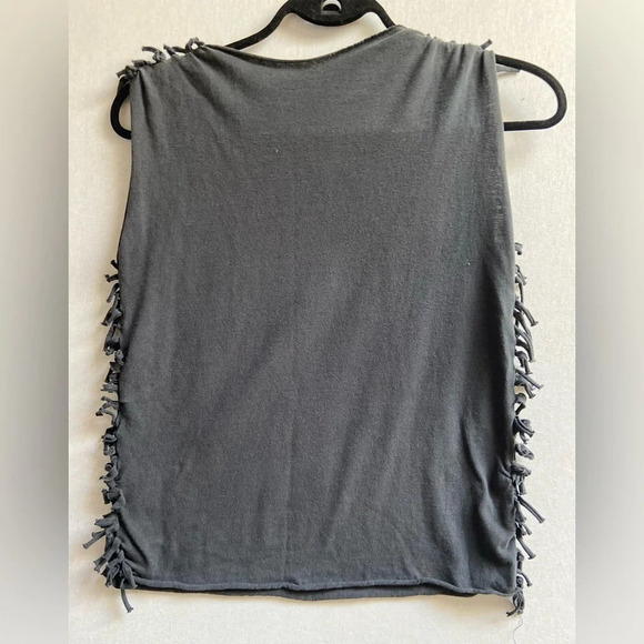 John Deere sleeveless tie cropped tee  Sz M - Picture 2 of 9